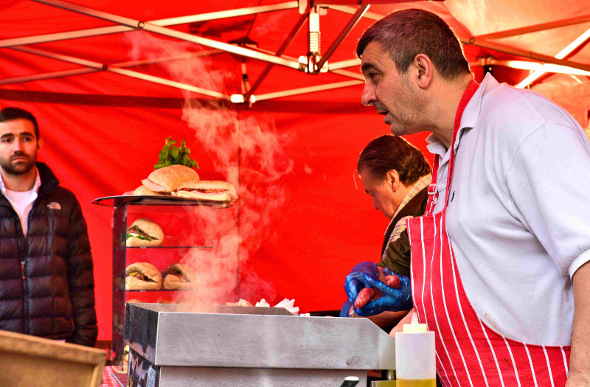 London street food burgers