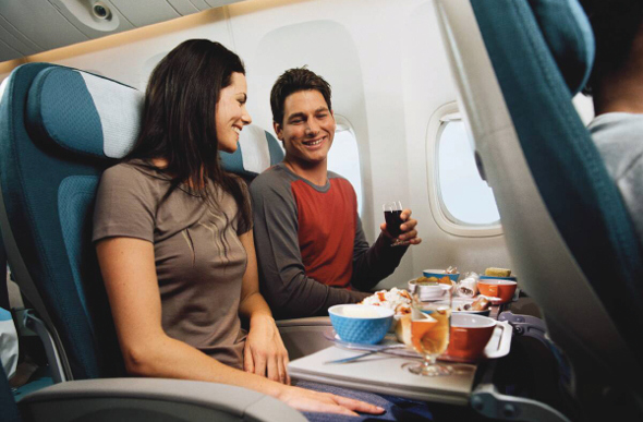 Air New Zealand dining