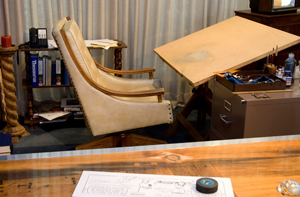 Charles Schulz's desk